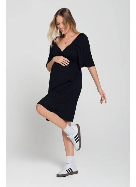 Vestido Malha Comfy com Transpasse