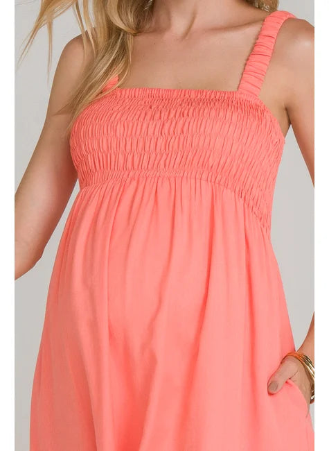 Vestido Midi Fresh com Lastex