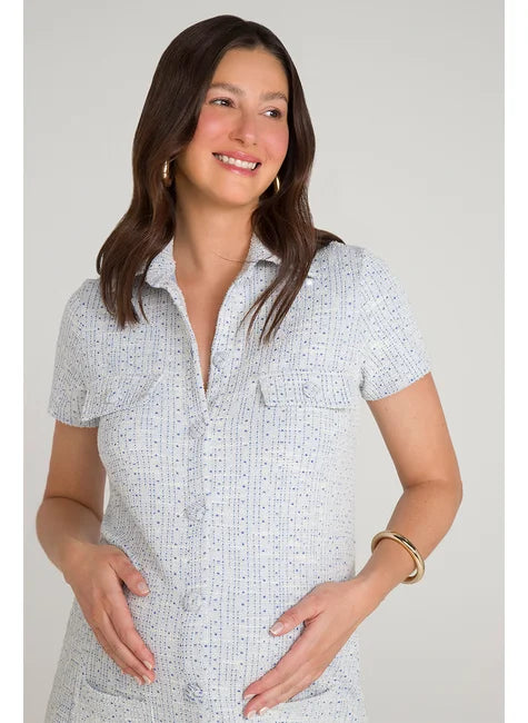 Vestido Malha Tweed Bambino